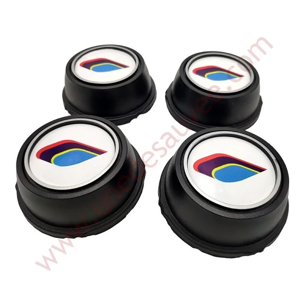 AUTOCOLLANT STICKER CENTRE DE ROUE ROND PTS 50 MM PEUGEOT 205 309 GTI CTI GTI 16 RALLYE KIT DE 4