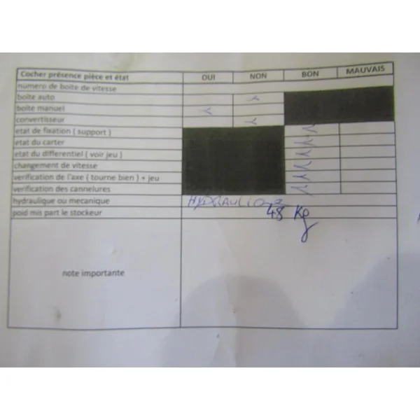Boite de vitesses BMW SERIE 3 E46