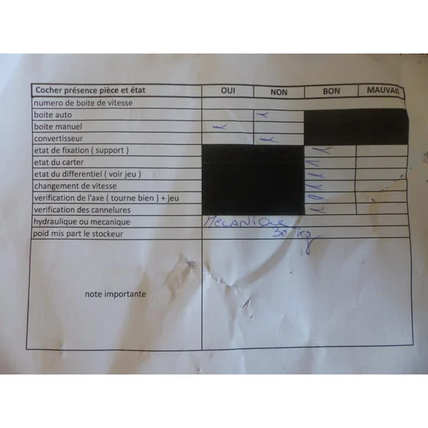 Boite de vitesses BMW Z3 E36