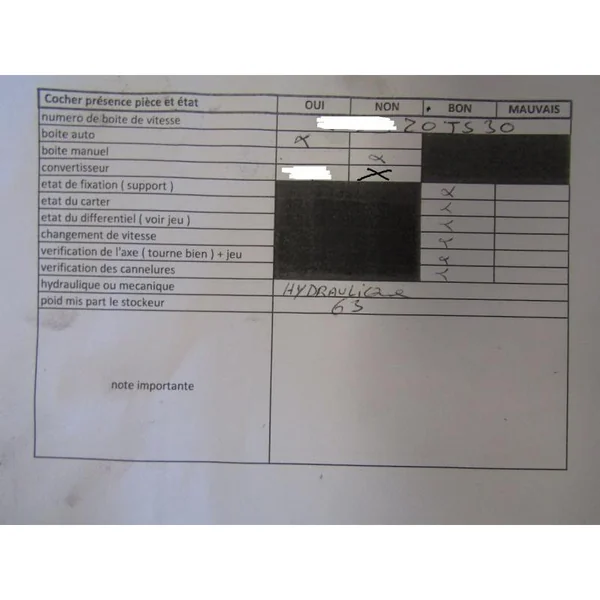 Boite de vitesses CITROEN C4 1