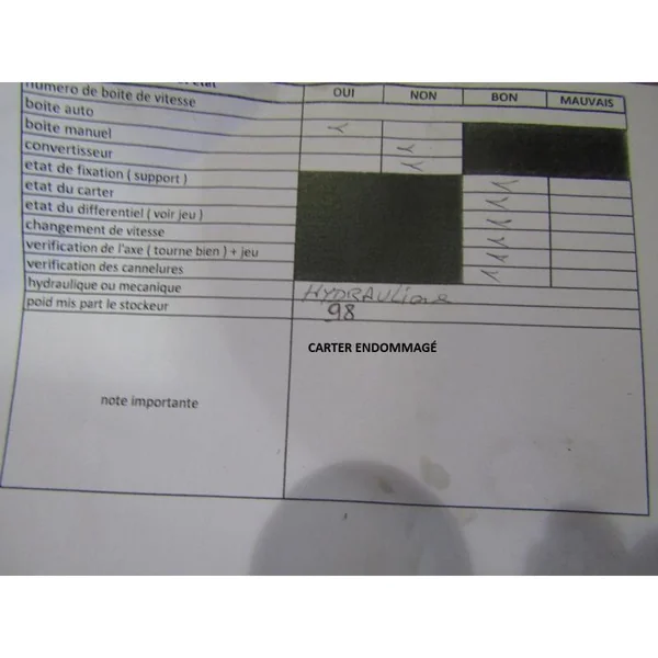 Boite de vitesses CITROEN C6