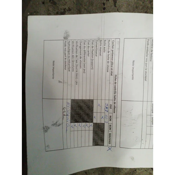 Boite de vitesses NISSAN MICRA 3