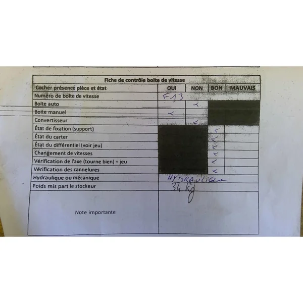 Boite de vitesses OPEL CORSA C