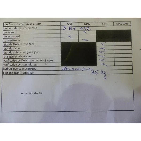 Boite de vitesses RENAULT CLIO 1