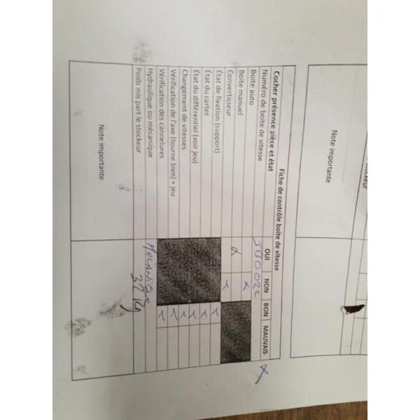 Boite de vitesses RENAULT EXPRESS