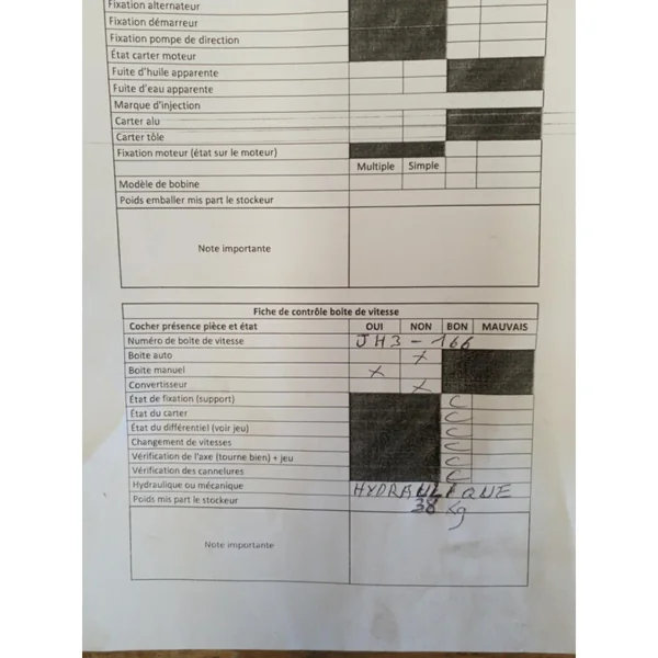 Boite de vitesses RENAULT TWINGO 2