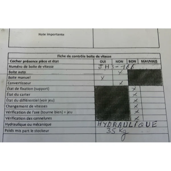Boite de vitesses RENAULT TWINGO 2
