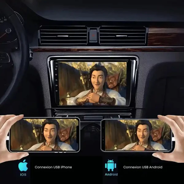 Boitier adaptateur USB Android auto & Apple CarPlay
