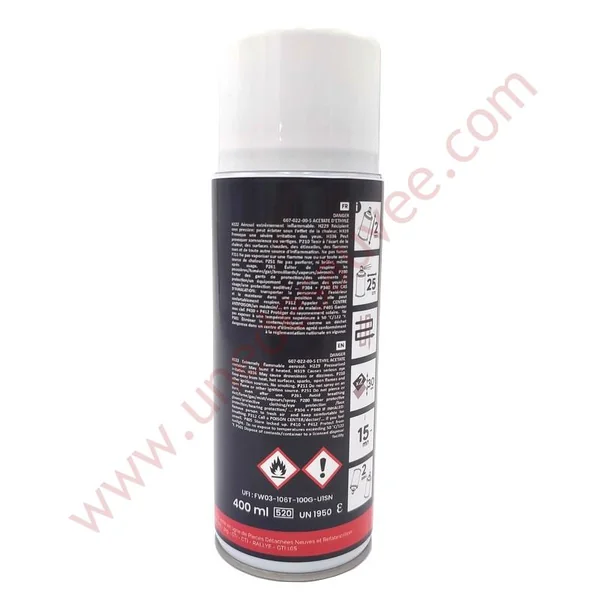 BOMBE JAUNE BICHROMATÉ PEINTURE AÉROSOL PEUGEOT RENAULT CITROËN