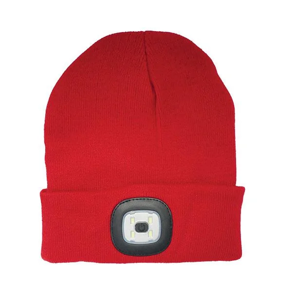 BONNET ROUGE LAMPE LED