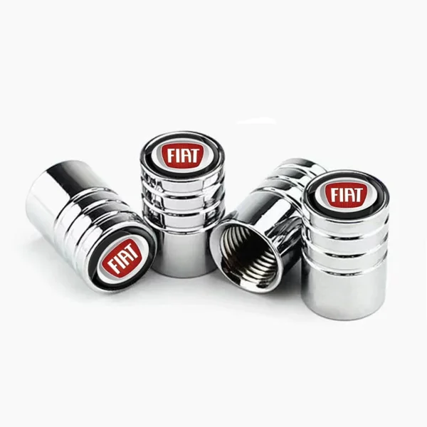 Bouchons de valve pneu Fiat (Lot de 4)