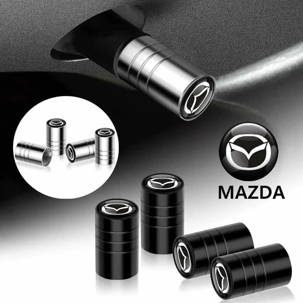 Bouchons de valve pneu Mazda (Lot de 4)