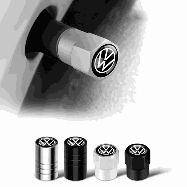 Bouchons de valve pneu Volkswagen (Lot de 4)
