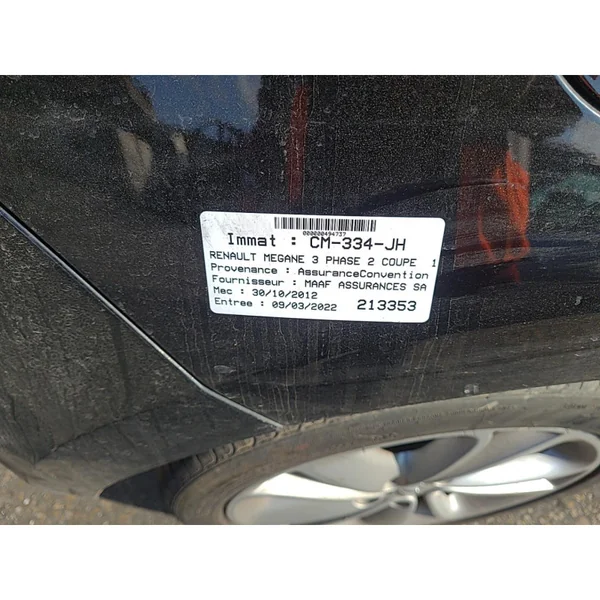 Bouton de demarrage RENAULT MEGANE 3