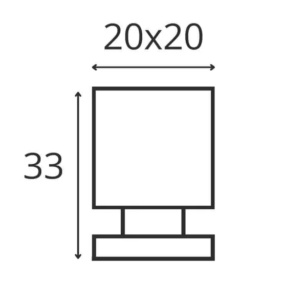 Bouton de meuble cubique en inox