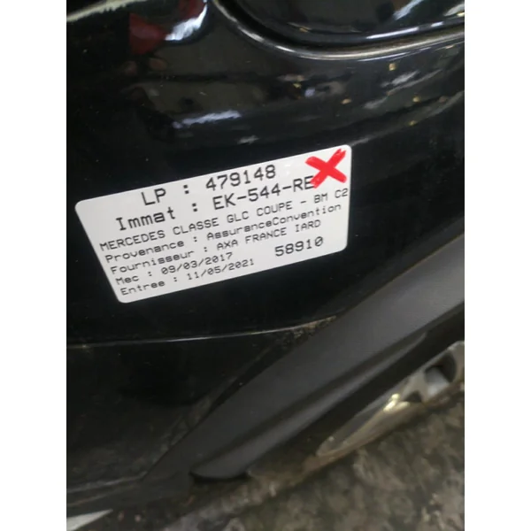 Cache moteur MERCEDES CLASSE GLC 253