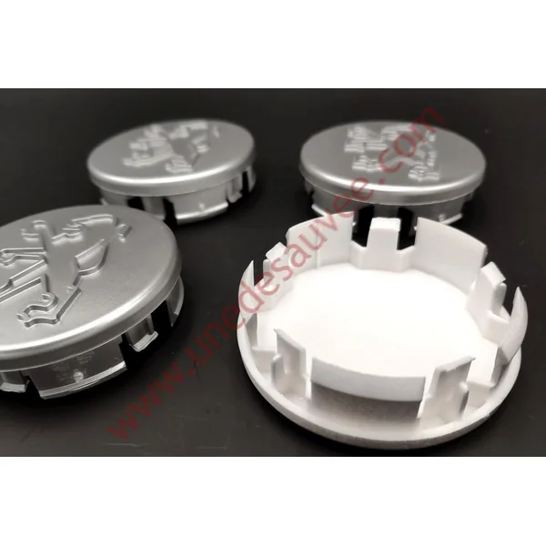 CENTRE DE ROUE CABOCHON DE JANTE ALUMINIUM PEUGEOT 405 MI16 KIT DE 4