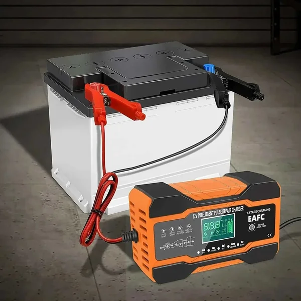 Chargeur de batterie de voiture 12V et 24V intelligent avec charge rapide