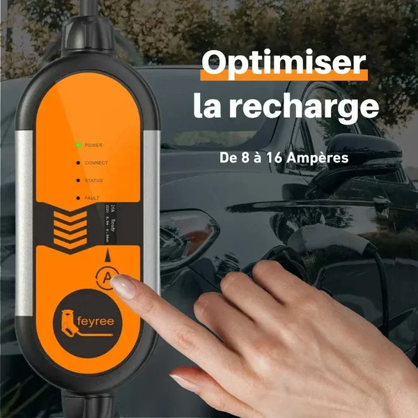 Chargeur de voiture électrique à prise domestique monophasé FEYREE