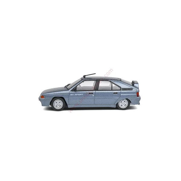 CITROEN BX 1.9 SPORT GRIS PERLE METALLISE 1985 1/43 VOITURE MINIATURE SOLIDO