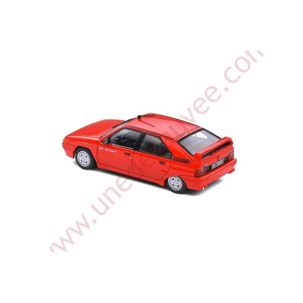 CITROEN BX 1.9 SPORT ROUGE FEU 1985 1/43 VOITURE MINIATURE SOLIDO