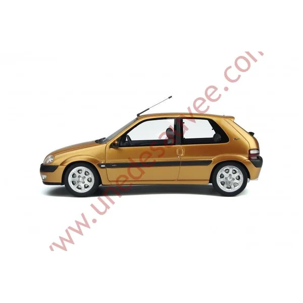 CITROËN SAXO VTS JAUNE OR 2000 1/18 VOITURE MINIATURE OTTO
