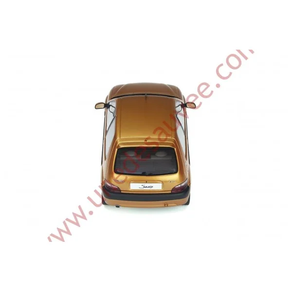 CITROËN SAXO VTS JAUNE OR 2000 1/18 VOITURE MINIATURE OTTO