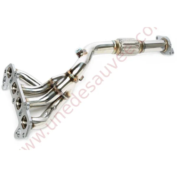 COLLECTEUR D’ÉCHAPPEMENT INOX 47FO001 4 EN 1 AVEC FLEXIBLE POUR FORD FOCUS MK1 1.4 16V ET 1.6 16V (1998–2004)
