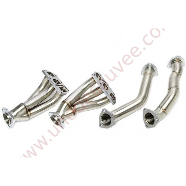 COLLECTEUR EVOFAR32-2 INOX 2 × 3-EN-1 POUR VW GOLF IV R32 ET AUDI TT 3.2 VR6