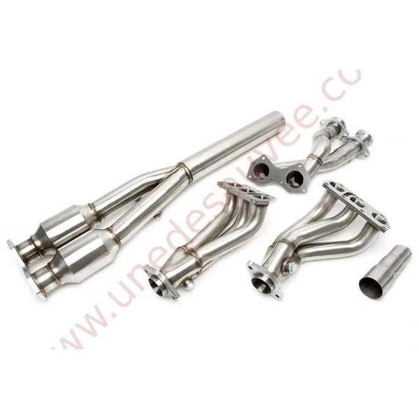 COLLECTEUR EVOFAR32 INOX 2 x 3-X-2-1 AVEC Y-PIPE POUR VW GOLF IV R32 ET AUDI TT 3.2 VR6