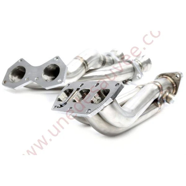COLLECTEUR EVOFAR32 INOX 2 x 3-X-2-1 AVEC Y-PIPE POUR VW GOLF IV R32 ET AUDI TT 3.2 VR6