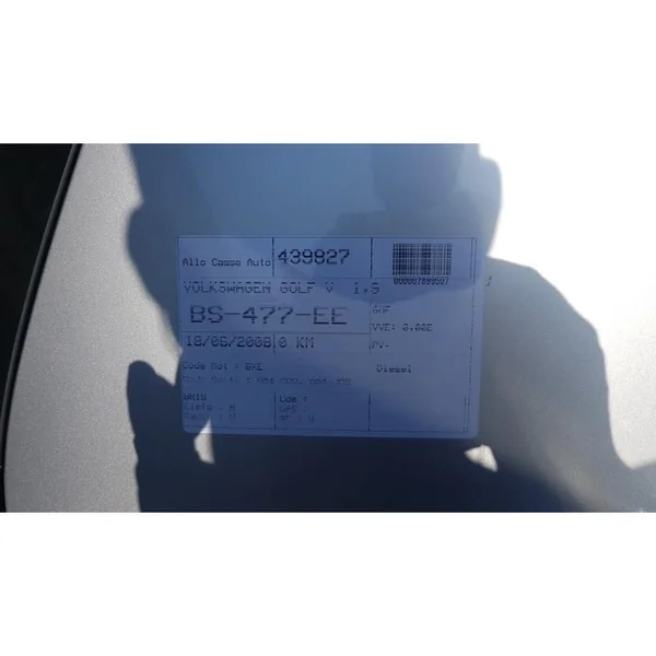 Commande de phare VOLKSWAGEN GOLF 5
