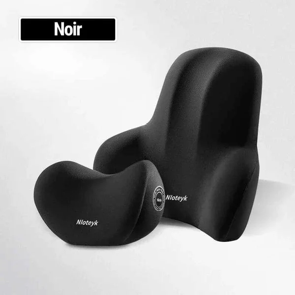Coussin lombaire pour voiture à mémoire de forme