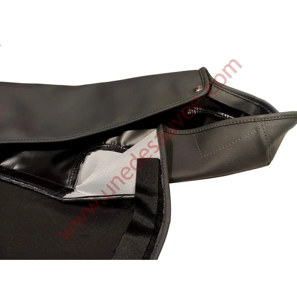 COUVRE CAPOTE SIMILI CUIR SKAÏ NOIR PEUGEOT 205 CABRIOLET CTI CJ ROLAND GARROS