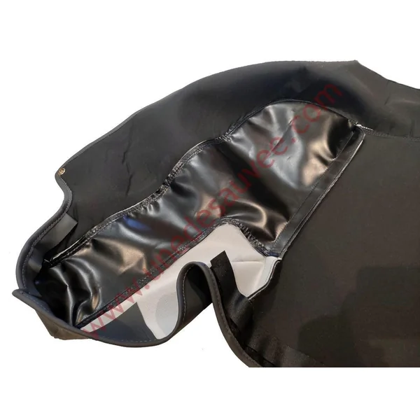 COUVRE CAPOTE SIMILI CUIR SKAÏ NOIR PEUGEOT 205 CABRIOLET CTI CJ ROLAND GARROS