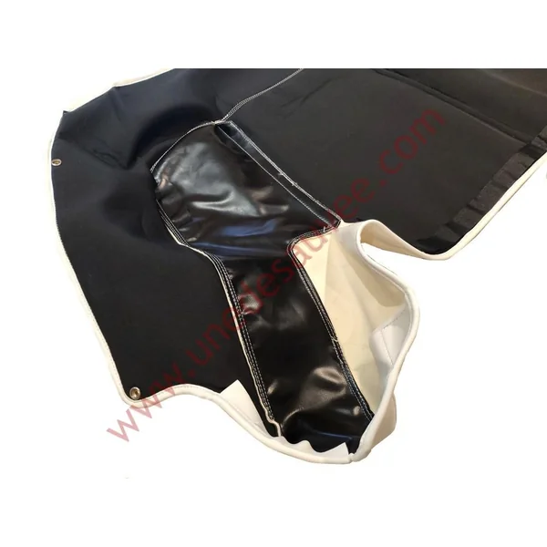 COUVRE CAPOTE SIMILI CUIR SKAÏ NOIR PEUGEOT 205 CABRIOLET CTI CJ ROLAND GARROS