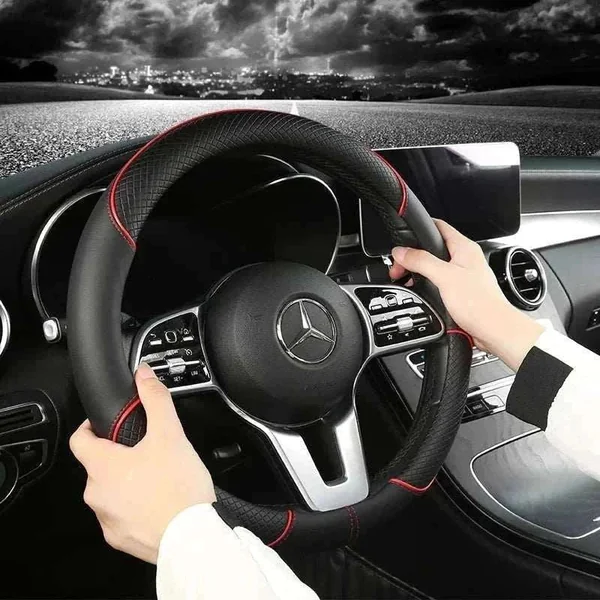 Couvre volant universel en simili cuir