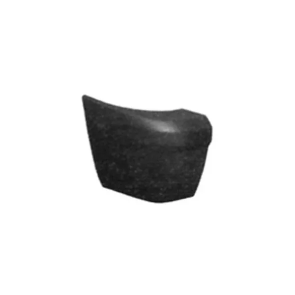Crosse arrière gauche pour FORD TRANSIT CONNECT I ph.2, 2006-2009, noire, embout pare chocs arrière