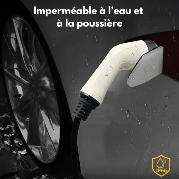 Câble de recharge Type 2 à prise domestique Monophasé TAYSLA PHANTOM