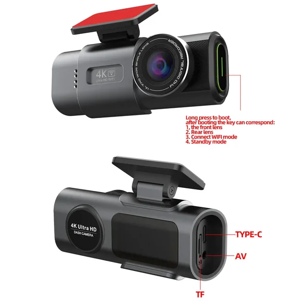 Dashcam ACCEO 4K Wifi GPS Mode parking