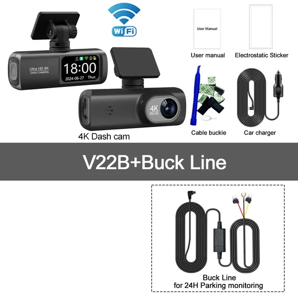 Dashcam KOCAM 4K Mode parking Wifi GPS