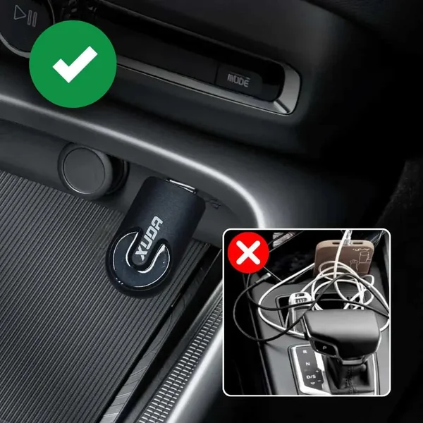 Dongle adaptateur sans fil USB & USB-C CarPlay & Android Auto