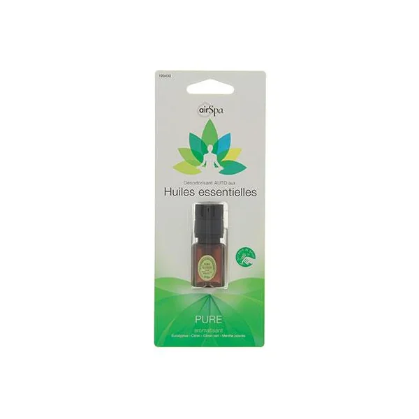 Désodorisant AIR SPA diffuseur mèche d'aérateur à base d'HE. Pure