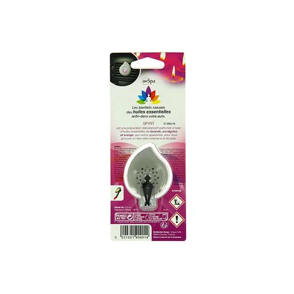 Désodorisant AIR SPA diffuseur à base d'huiles essentielles. Spirit