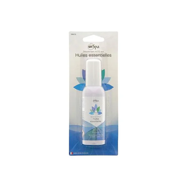 Désodorisant AIR SPA spray à base d'huiles essentielles. Zen