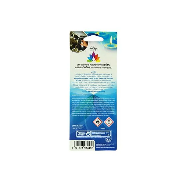 Désodorisant AIR SPA spray à base d'huiles essentielles. Zen