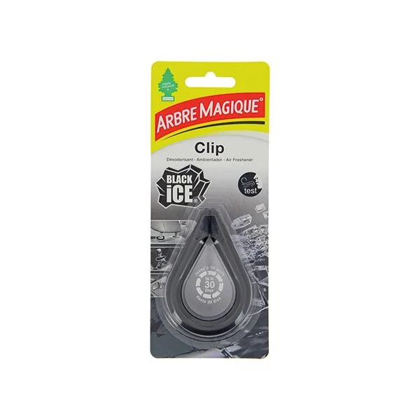 Désodorisant ARBRE MAGIQUE® Clip Black ice
