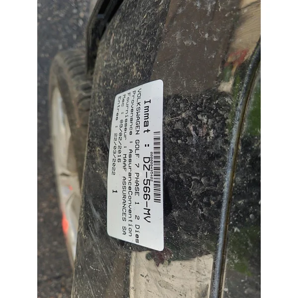 Feu arriere principal gauche (feux) VOLKSWAGEN GOLF 7