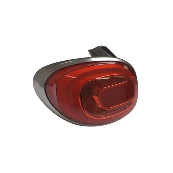 Feu arrière gauche à LED pour FIAT 500L Trekking, 2013-2017, cadre satiné, Neuf