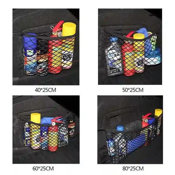 Filet de Rangement pour Coffre de Voiture
